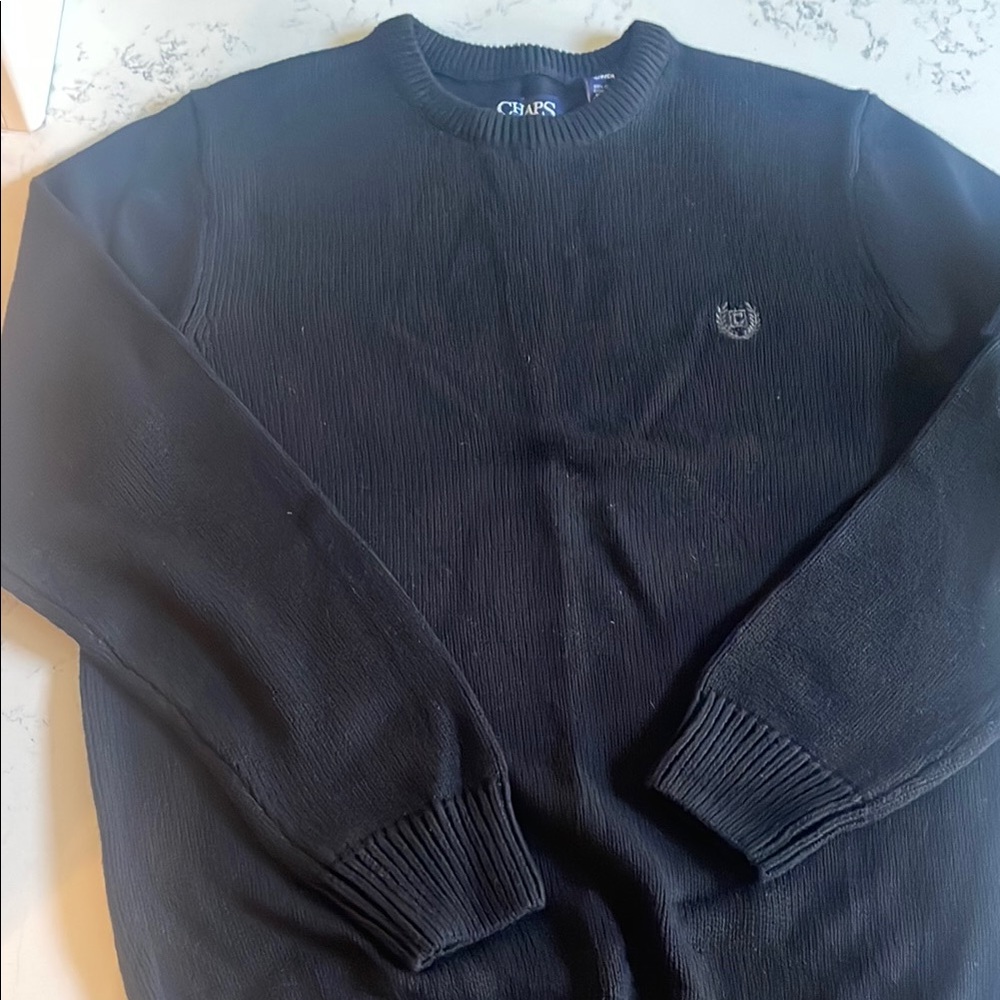 Chaps Men's Dark Crewneck Sweater